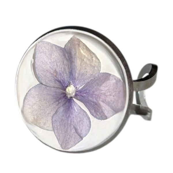 Anillo Luz de Hortensia~ acero inoxidable