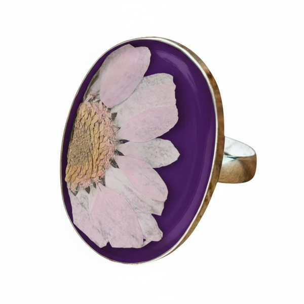 Anillo de plata Sombra Violeta