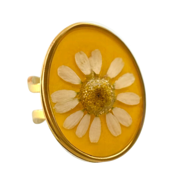 Anillo Sol Radiante bañado en oro