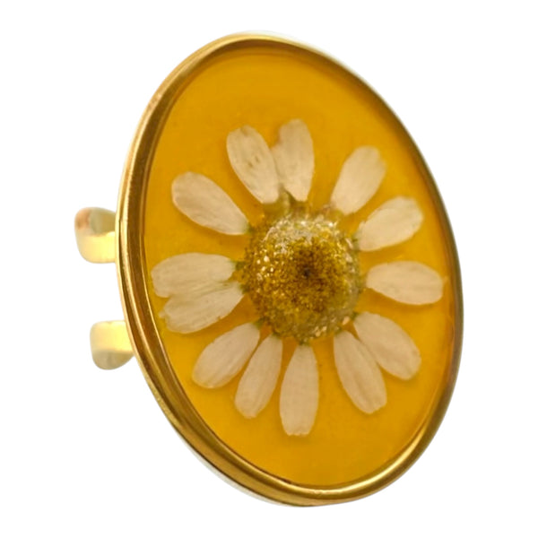 Anillo Sol Radiante~ bañado en oro