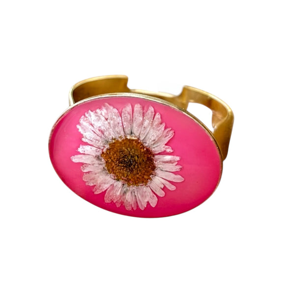 Anillo Rosa del Alba~ acero inoxidable