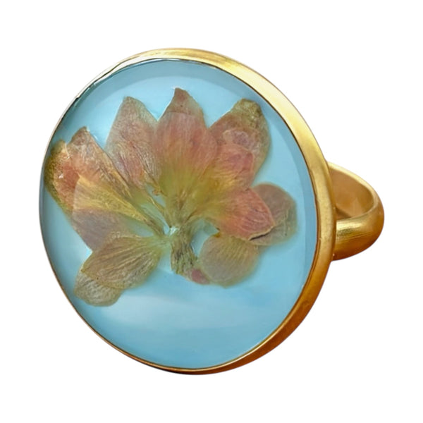 Anillo Amanecer bañado en oro