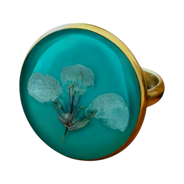 Anillo Promesa Eterna~ bañado en oro